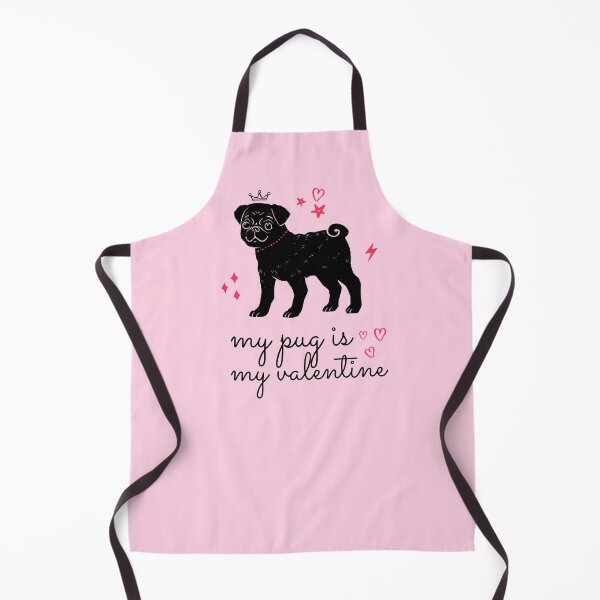 Item preview, My pug is my Valentine designed and sold by Lolas-Creations.