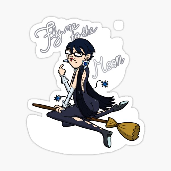 Fly me to the moon... Sticker