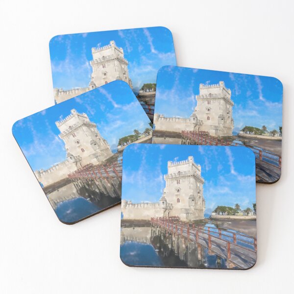 Item preview, Watercolor of the twer of Belem designed and sold by pietrofoto.