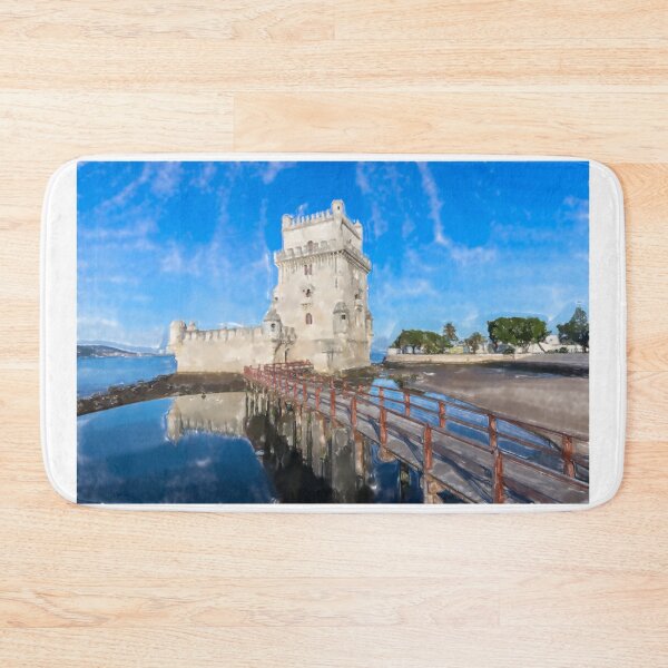 Item preview, Watercolor of the twer of Belem designed and sold by pietrofoto.