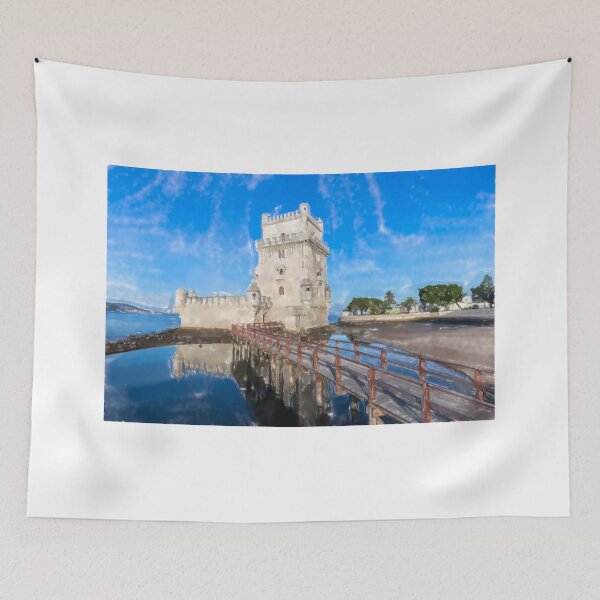 Item preview, Watercolor of the twer of Belem designed and sold by pietrofoto.