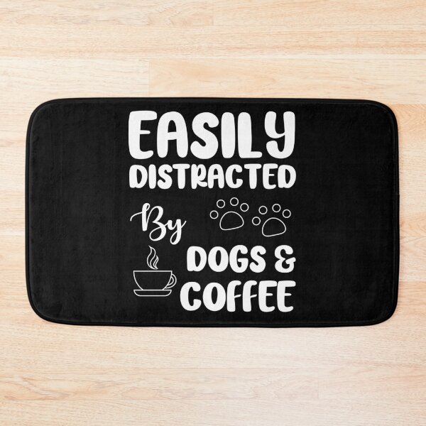 Item preview, Easily Distracted By Dogs and Coffee Funny Dog Lover Gift  designed and sold by xtocky.
