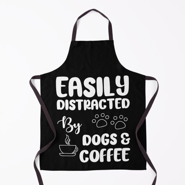 Item preview, Easily Distracted By Dogs and Coffee Funny Dog Lover Gift designed and sold by xtocky.