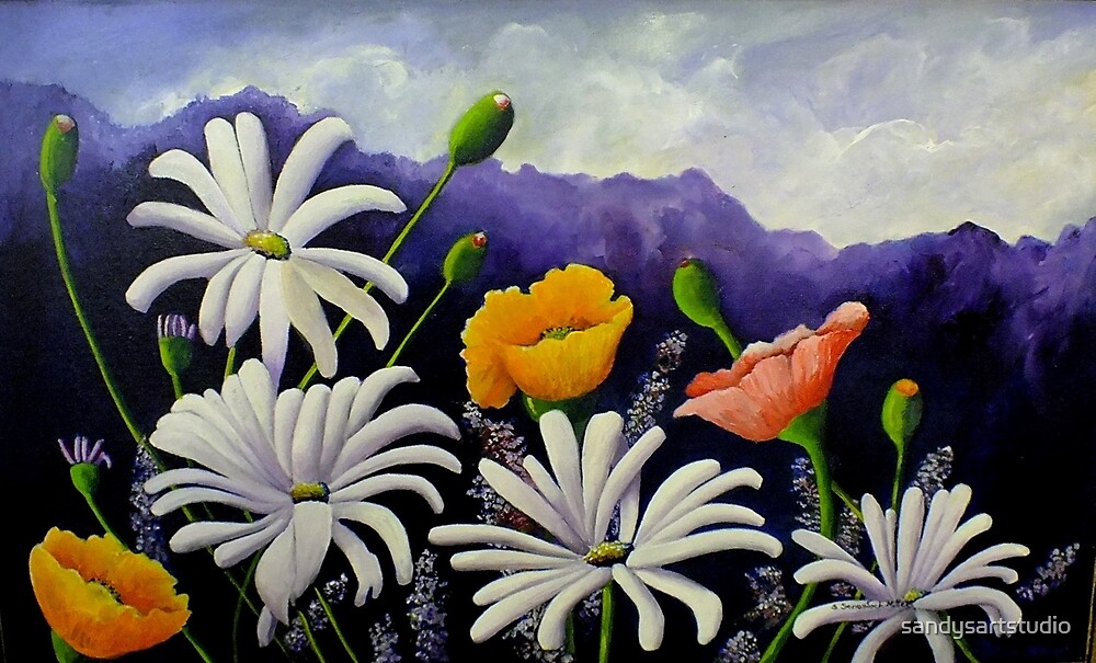 "Flowers of the Valley" by sandysartstudio Redbubble