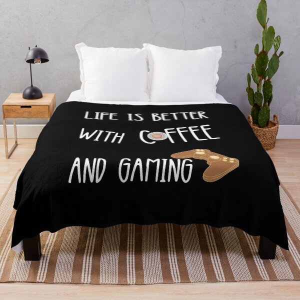 Item preview, Life Is Better With Coffee And Gaming designed and sold by Quadghouls.