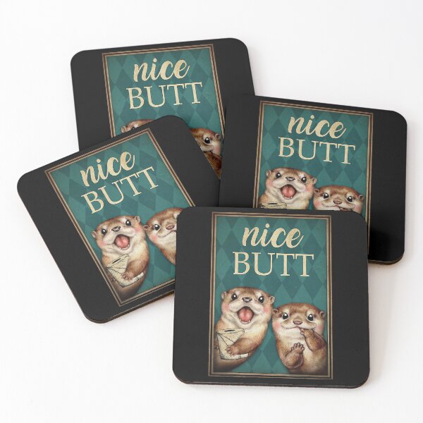 Item preview, Nice Butt Otter With Toilet Paper Gift Otter Lovers  designed and sold by Susanspy007.