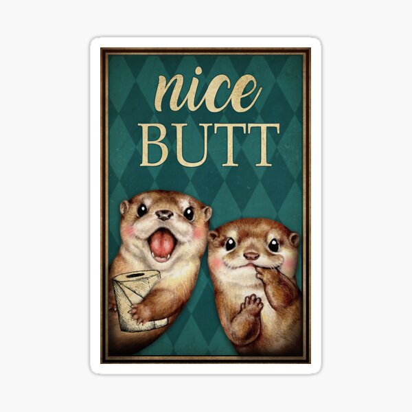 Artikel-Vorschau von Netter Hintern Otter Mit Toilettenpapier Geschenk Otter Liebhaber, designt und verkauft von Susanspy007.