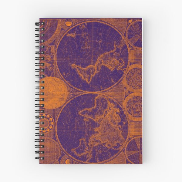 Item preview, World Map (1794) Purple & Orange  designed and sold by BravuraMedia.