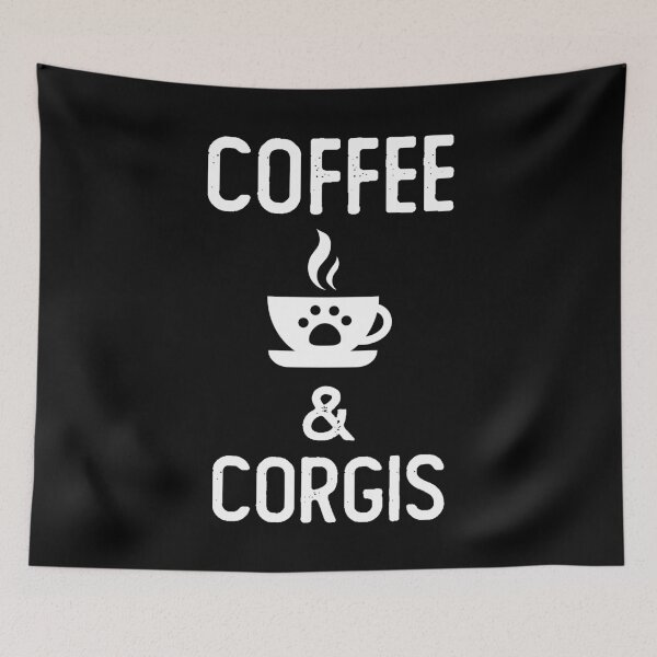Item preview, Coffee and Corgis Funny Corgi Lover Gift  designed and sold by xtocky.