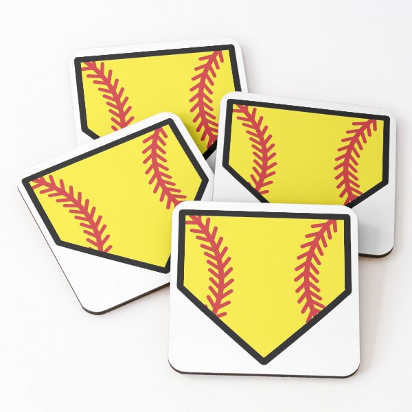 Item preview, Softball Home Plate with stitches designed and sold by PepaAnaRB.