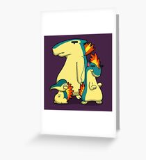 Number 155, 156 and 157 Greeting Card