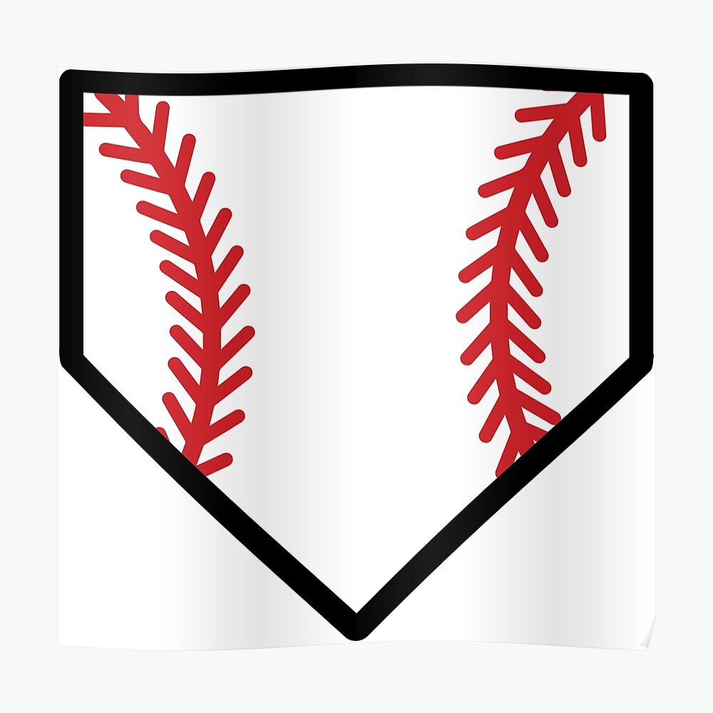 Baseball Home Plate' Sticker