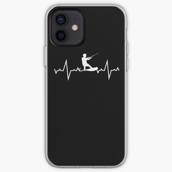 Wakeboarding Heart Beats iPhone Soft Case