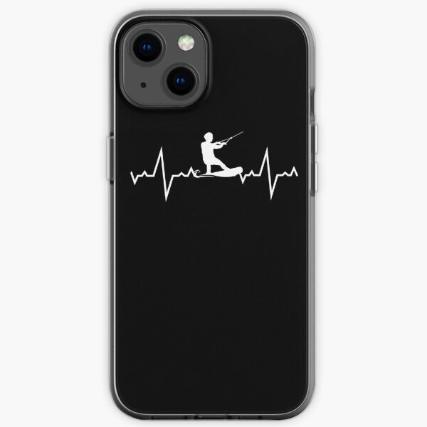 Wakeboarding Heart Beats iPhone Soft Case