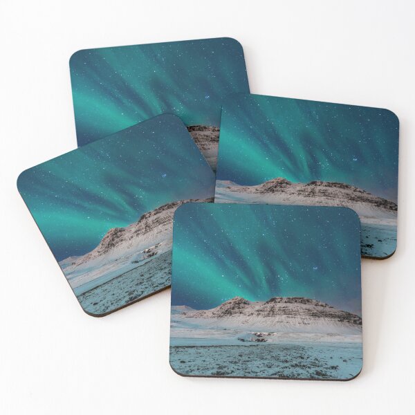 Item preview, Northern Lights over Kirkjufellsfoss designed and sold by Flottmynd.