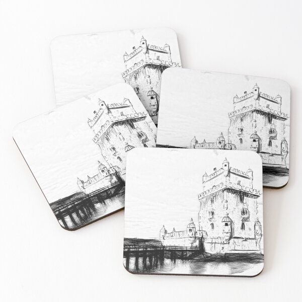 Item preview, Drawing of Belem tower designed and sold by pietrofoto.