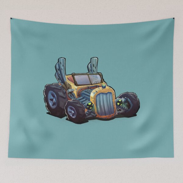 Item preview, Car Yellow HotRod designed and sold by jackatees.