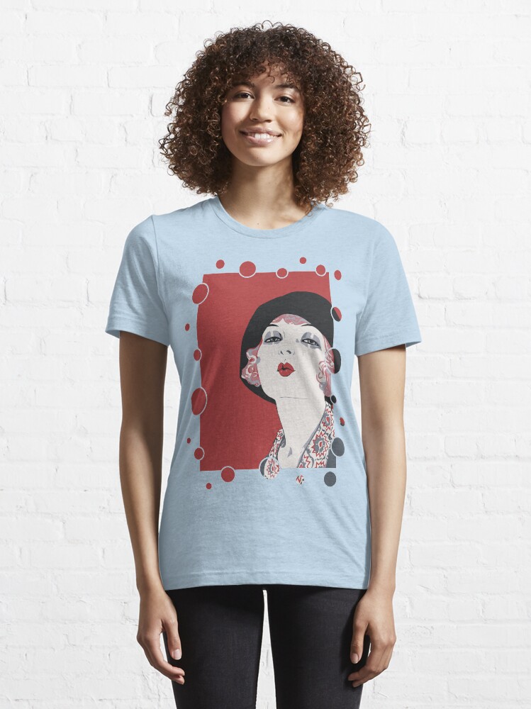 Kiss from a flapper girl retro 1920s jazz age style Essential T Shirt for Sale by aapshop Redbubble