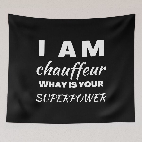 Item preview, Chauffeur superpower funny gift idea  designed and sold by chi vana.