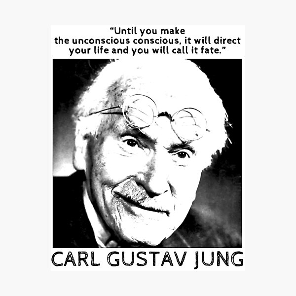 Item preview, Carl Gustav Jung Quote Unconscious Conscious designed and sold by Lacoursiere.