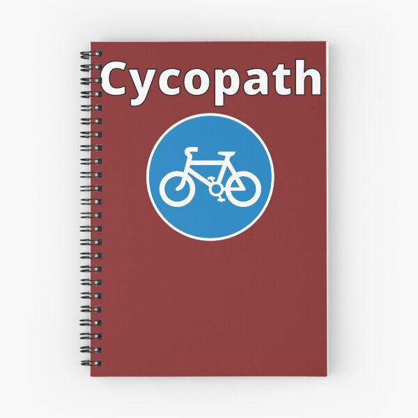 Item preview, CYCOPATH funny Psychology cycology Cyclist Bike pun designed and sold by Surfer Dave Designs.