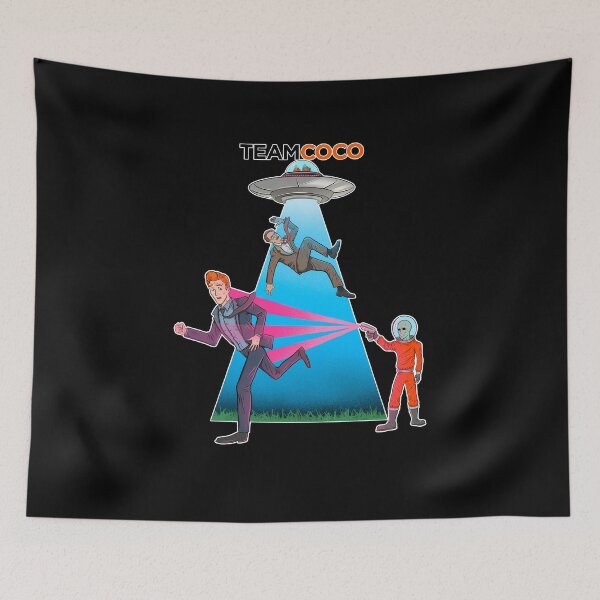 Item preview, Team Coco Alien Abduction (sticker) designed and sold by Justin Shea.
