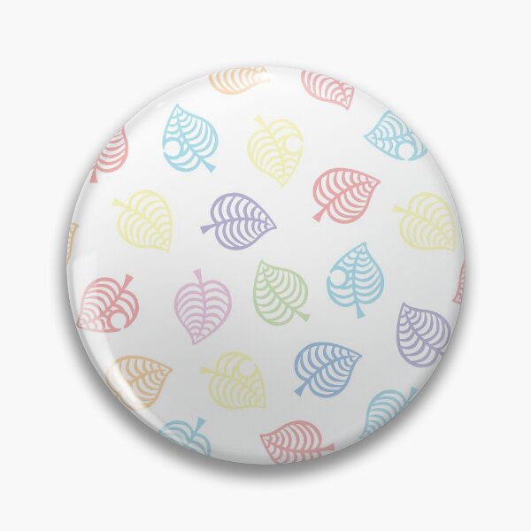 Item preview, Nook Leaf Aloha Logo - Rainbow Pastel Colors on White designed and sold by TheMajesticGoat.