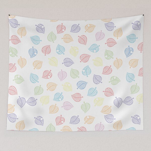 Item preview, Nook Leaf Aloha Logo - Rainbow Pastel Colors on White designed and sold by TheMajesticGoat.