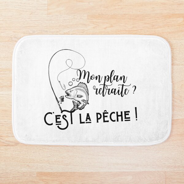 Aperçu de l'œuvre Mon plan retraite c'est la pêche créée et vendue par TeeJfm.