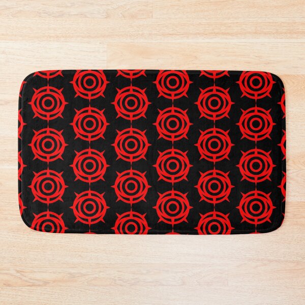 Item preview, Red Geometric Sacred Symmetry Evil Eye Pattern designed and sold by G-Pet.