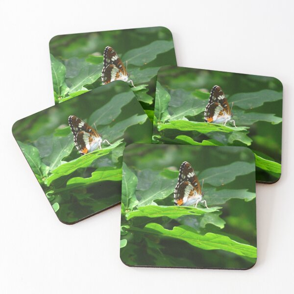 Item preview, White Admiral Butterfly on Oak Leaves designed and sold by wiggyofipswich.