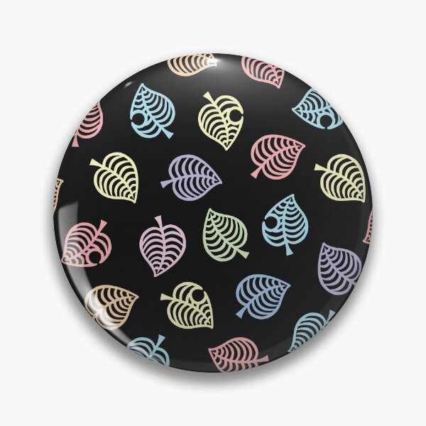 Item preview, Nook Leaf Aloha Logo - Rainbow Pastel Colors on Black designed and sold by TheMajesticGoat.