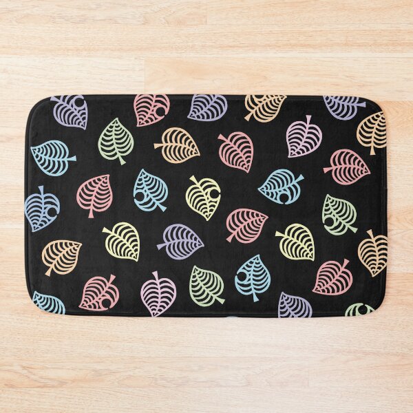 Item preview, Nook Leaf Aloha Logo - Rainbow Pastel Colors on Black designed and sold by TheMajesticGoat.
