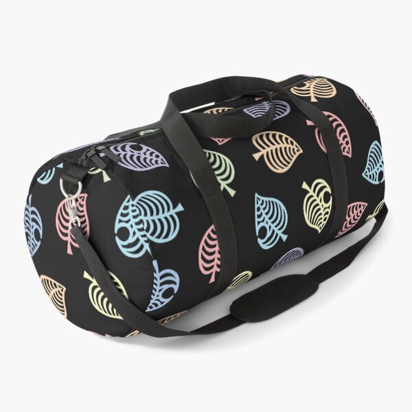 Item preview, Nook Leaf Aloha Logo - Rainbow Pastel Colors on Black designed and sold by TheMajesticGoat.