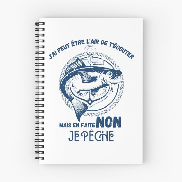 Aperçu de l'œuvre J'ai peut être l'air de t'écouter mais en faite non je pêche créée et vendue par TeeJfm.