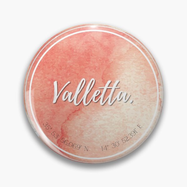 Item preview, Valletta (Malta): GPS coordinates designed and sold by DagShop.