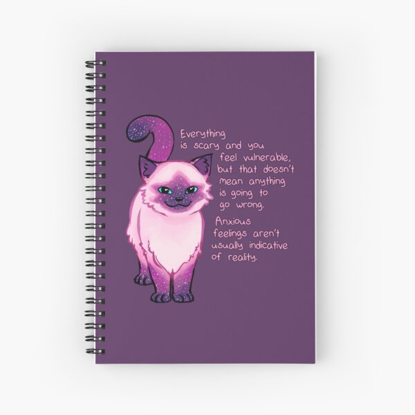 Your Best Is Enough Sunset Cat | Spiral Notebook