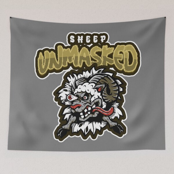 Item preview, Masked Sheep Unmasked! designed and sold by Captivation.