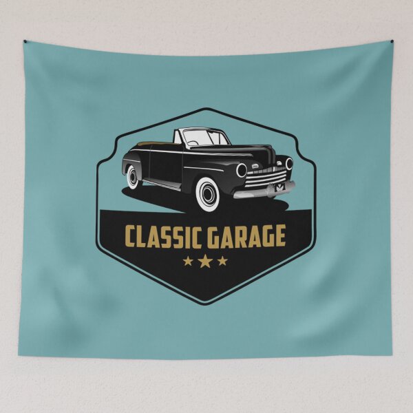 Item preview, Classic Car Classic garage designed and sold by jackatees.