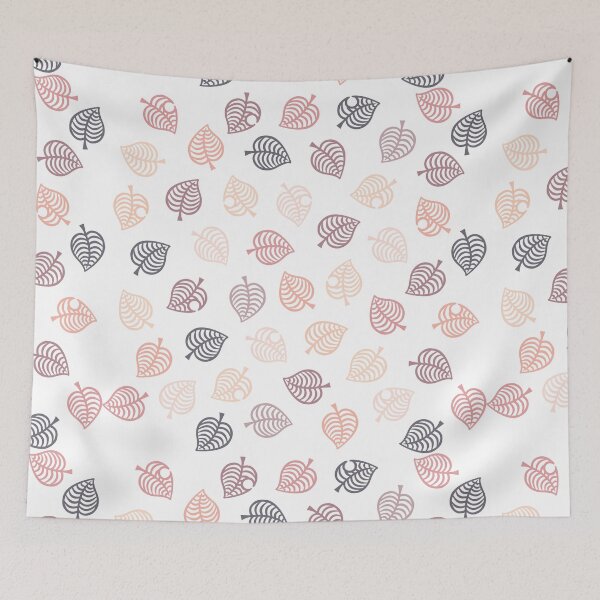 Item preview, Nook Leaf Aloha Logo - Valentines Day inspired pastel / taupe pink colors designed and sold by TheMajesticGoat.