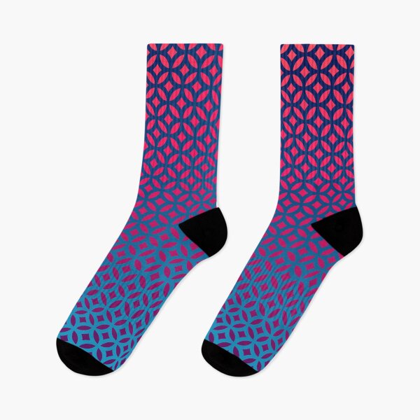 Item preview, Blue and pink optical pattern designed and sold by Blacklinesw9.