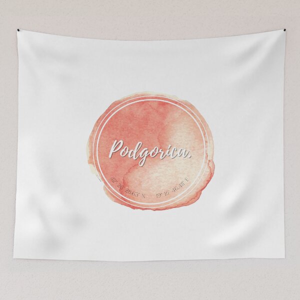 Item preview, Podgorica (Montenegro) GPS coordinates designed and sold by DagShop.