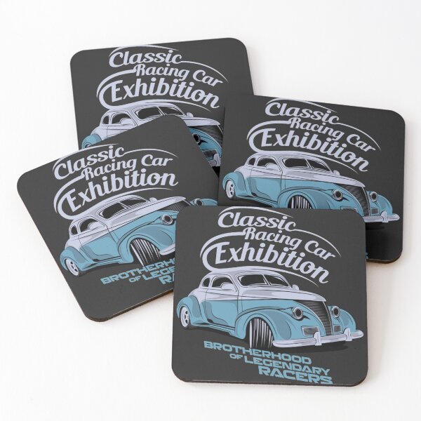 Item preview, Classic Racing Car classic racing car vector designed and sold by jackatees.