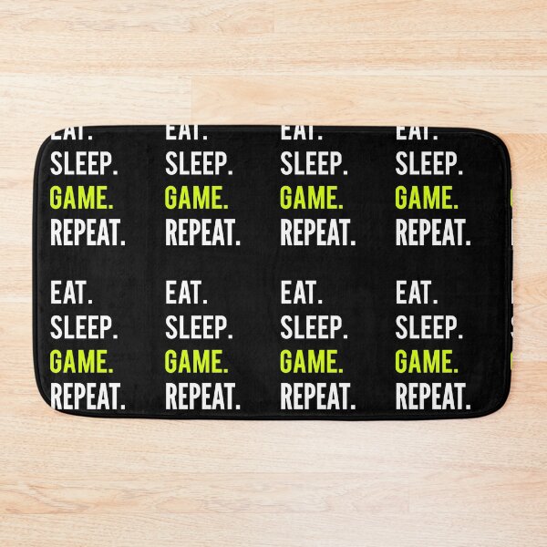 Item preview, Eat Sleep Game Repeat designed and sold by Fine Art California.