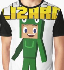 Little Lizard Gaming - Minecraft Youtuber Graphic T-Shirt
