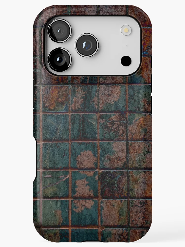 Thumbnail 1 of 4, iPhone Case, Abstract Rustic Tiles designed and sold by kayodeDesign.