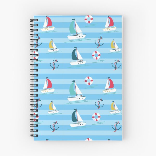 Item preview, Sail Boat Nautical Pattern designed and sold by CarolinaArtShop.