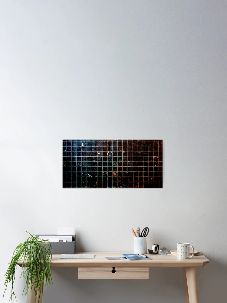 Thumbnail 2 of 3, Poster, Abstract Rustic Tiles designed and sold by kayodeDesign.