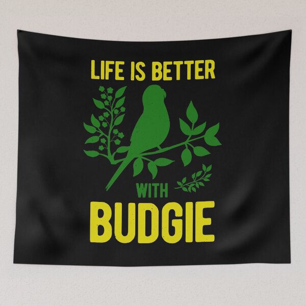 Item preview, Funny Budgie designed and sold by artworkbyrihen.
