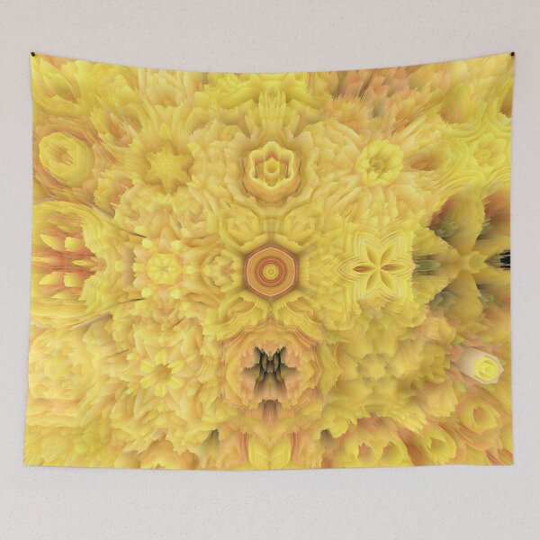 Item preview, yellow mandala pattern designed and sold by haroulita.